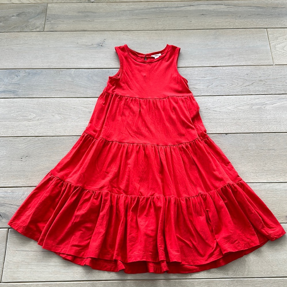 J Crew, Crew cuts Twirl Dress. Size S. Red/Orange